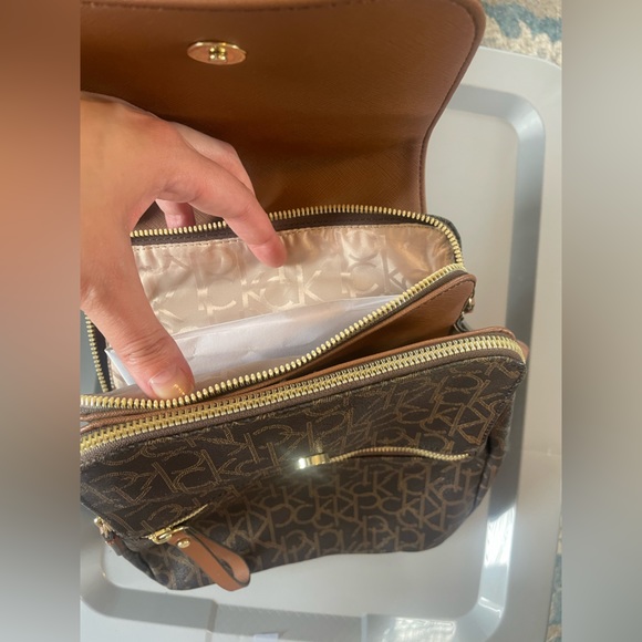 Calvin Klein - Garnet Signature Triple Compartment Backpack - Picture 2 of 4